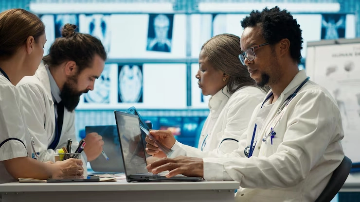 Healthcare website design offering patient-centric digital solutions for healthcare providers.